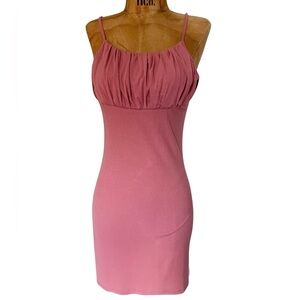 Kendall & Kylie Mauve Ribbed Dress NWT S
